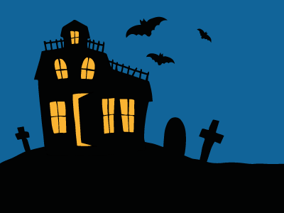 Halloween bats halloween haunted house