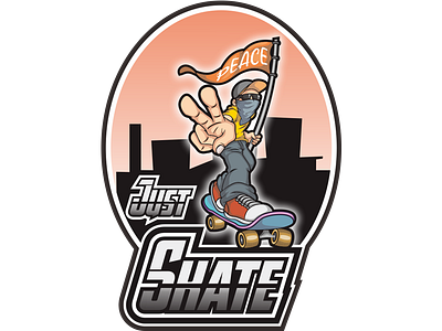 SKATER branding cartoon corel draw esportlogo game icon illustration logo photoshop tshirtdesign vectorize image