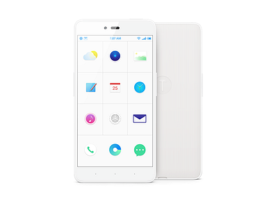 Jianguo Icon colour homepage icon jianguo mobile os phone simple ui white