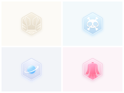 BADGE badges icons