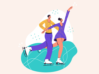 Pair figure skating