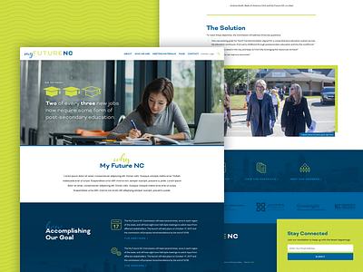 MyFuture NC colorful education homepage nc web