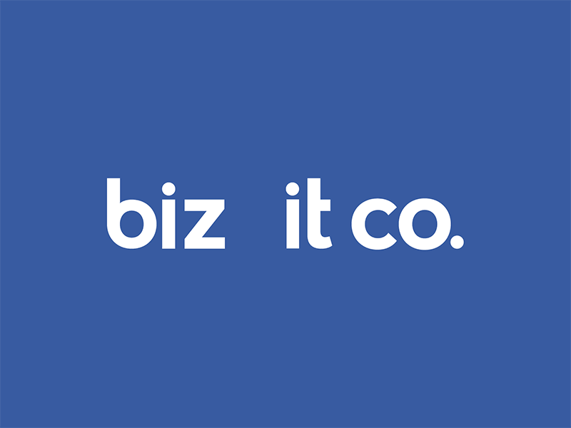 Bizqit Co branding compass design icons identity illustration logo