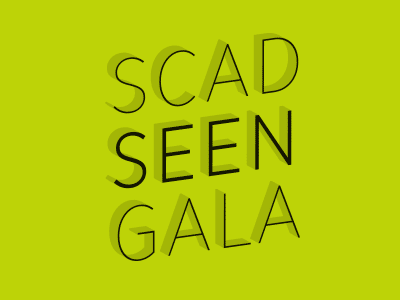 SCAD Seen Gala html lockup logo type