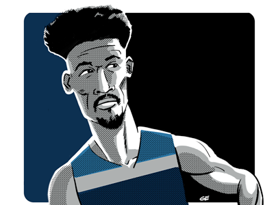 Jimmy Butler caricature caricature illustration photoshop