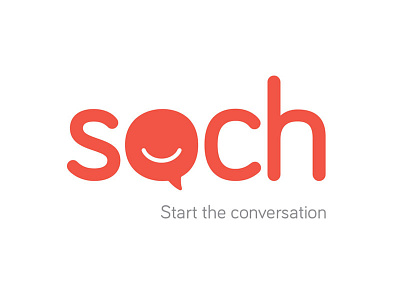 SOCH Logo brand brand identity branding community conversation dialog icon logo logomark mark mental health symbol