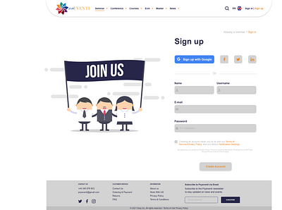 Sign up form ui ui ux ui design web webdesign website