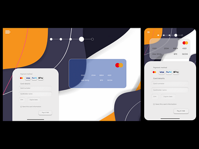 Credit card checkout page dailyui figma mobile ui website