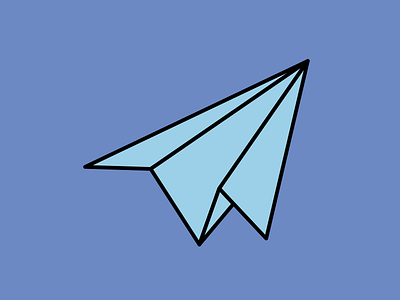 Origami Plane Logo