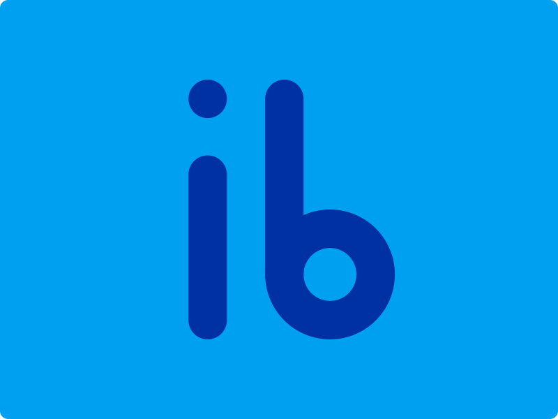 i + b Logo by Luke Deft on Dribbble