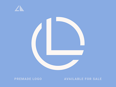 L + Circle Logo branding circle circle logo design flat geometry icon l letter logo l logo logo minimal