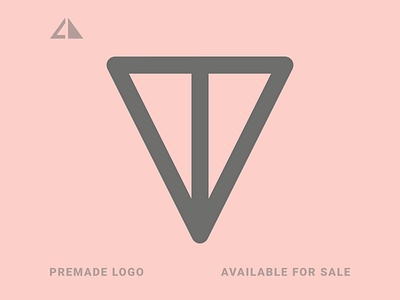 V + T Diamond Logo branding design diamond diamond logo flat geometry icon logo minimal monogram v letter logo v logo vt logo
