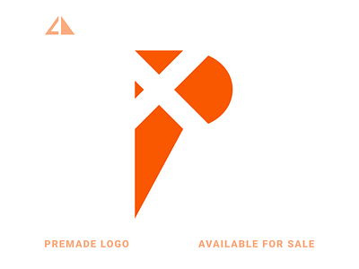 X + P logo branding design flat geometric design geometry icon letter logo logo minimal monogram xp