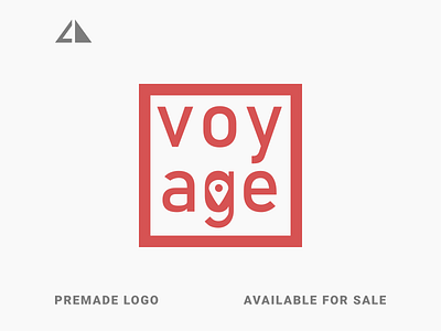 Voyage Logo branding design flat geometric design geometry icon logo minimal monogram travel voyage