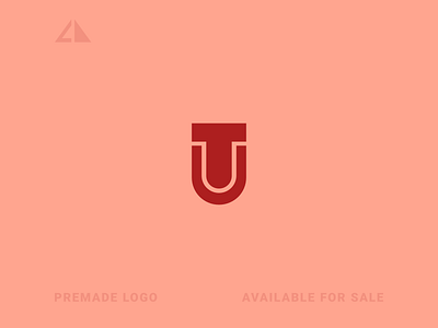 T + U Logo branding design geometric design geometry icon letter logo logo minimal monogram monogram logo