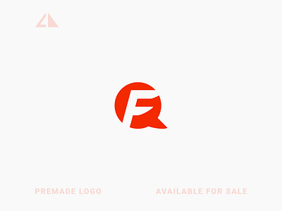 F + Q Logo branding design geometric design geometry icon letter logo logo minimal monogram monogram logo