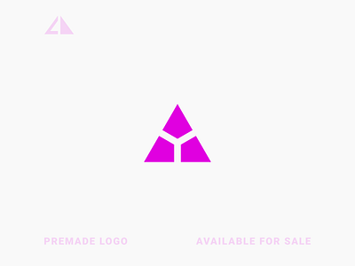 Triangle + Y Logo branding design flat geometric design geometry icon logo minimal monogram triangle