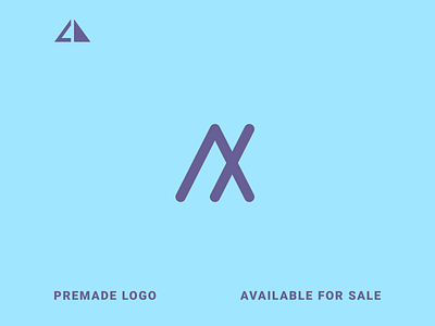 A + X Logo branding design flat geometric design geometry icon letter logo logo minimal monogram monogram logo