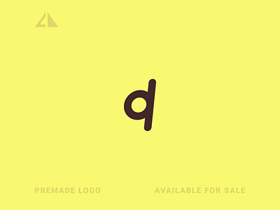 q + d Logo branding design flat geometric design geometry icon letter logo logo minimal monogram monogram logo