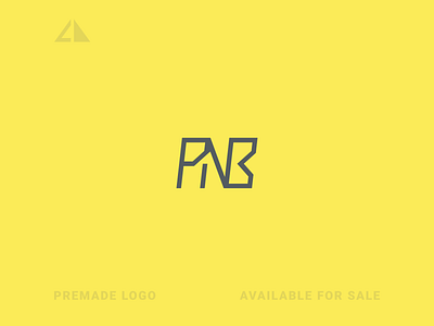 PNB Logo branding design flat geometric design geometry icon letter logo logo minimal monogram pnb