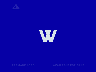 W Logo branding design flat geometric design geometry icon letter logo logo minimal monogram w logo