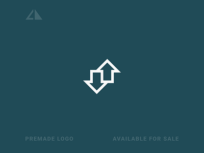 TradingApp Logo branding design flat geometric design geometry icon letter logo logo minimal monogram trading trading app