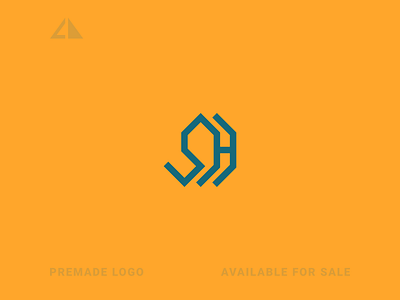 SH Logo branding design geometric design geometry icon letter logo logo minimal monogram monogram logo sh logo