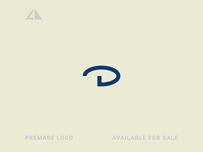 D Logo branding d logo design flat geometry icon logo minimal monogram