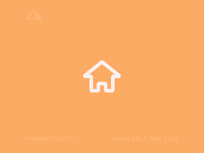 House Logo branding design flat geometric design geometry house house logo icon logo minimal