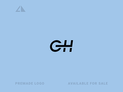 GH Logo branding design flat geometric design geometry icon letter logo logo minimal monogram monogram logo