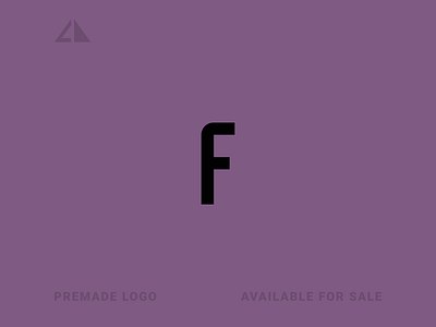 F Logo branding design flat geometric design geometry icon letter logo logo minimal monogram