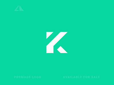 K Monogram Letter branding design flat geometric design geometry icon k monogram letter logo logo minimal monogram monogram logo