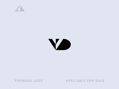 VD Monogram Logo branding design flat geometric design geometry icon letter logo letter logos logo minimal monogram vd monogram logo