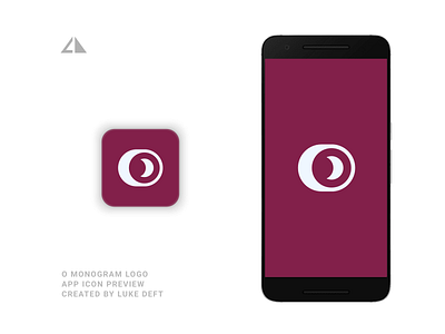 O Monogram Logo App app app icon app icon logo branding design geometric design geometry icon letter logo minimal monogram