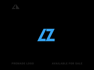 LZ Monogram Logo branding design flat icon logo lz monogram logo minimal monogram monogram logo