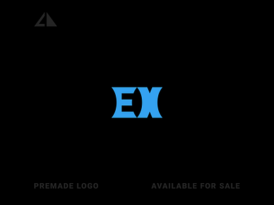 EX Monogram Logo branding design ex monogram logo flat geometry icon logo minimal vector