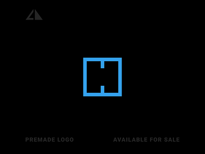 H Monogram Logo branding design flat h monogram logo icon logo minimal vector