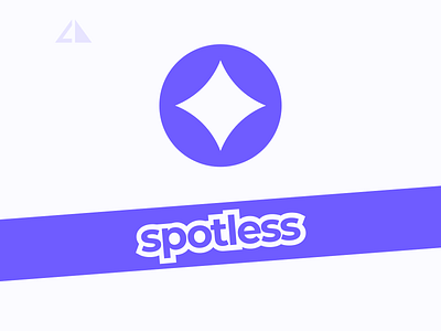 Spotless branding design geometry icon logo minimal spotless vector