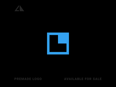 L Monogram Logo branding design flat geometry icon l monogram logo logo minimal vector