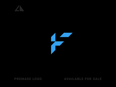 F Logo Monogram branding design f logo monogram flat geometry icon logo minimal vector