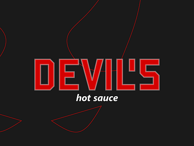 Devil's - hot sauce branding design devils devils hot sauce flat hot sauce icon logo minimal vector