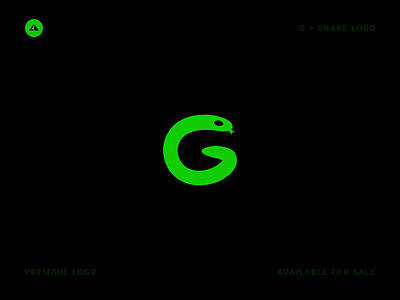 G + Snake Logo branding design flat g monogram geometry icon logo minimal snake snake logo vector