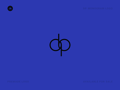 dp monogram logo branding design dp logo dp monogram logo geometry icon logo minimal vector