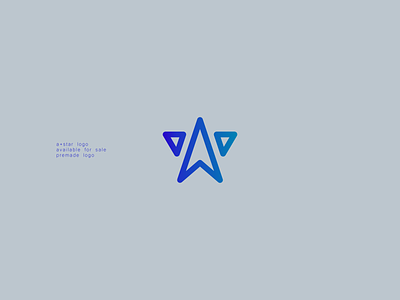 A + star Logo a logo branding icon minimal star star logo
