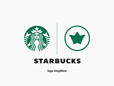 Starbucks simplified branding logo minimal starbucks logo starbukcs