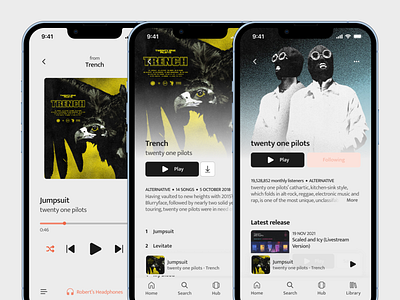 Music Player - Concept Shot app app design design graphic design ios design mobile design music player ui