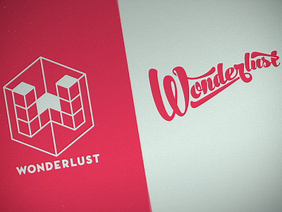 Wonderlust branding by Eric McBain branding hand written identity logo qbert typography