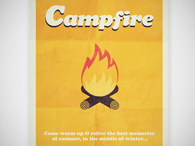 Campfire Teaser by Eric McBain charity events fundraiser personal photoshop poster