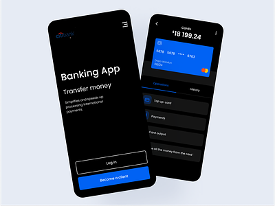 Bank App design mobile app mobile design ui uiux user ux