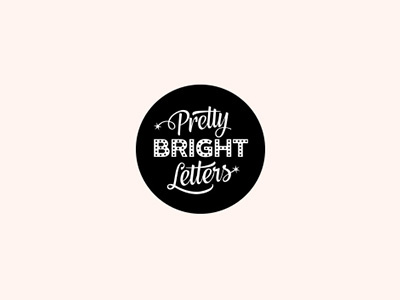 Pretty Bright Letters lamp letters